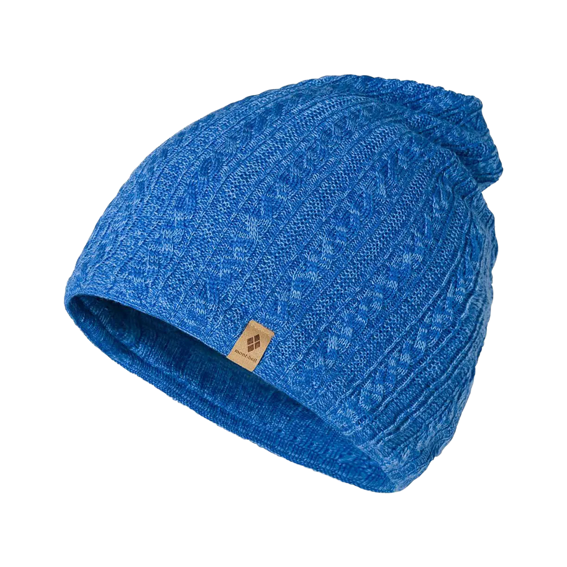 1118898 Montbell Cable Knit Volcano Cap Blue