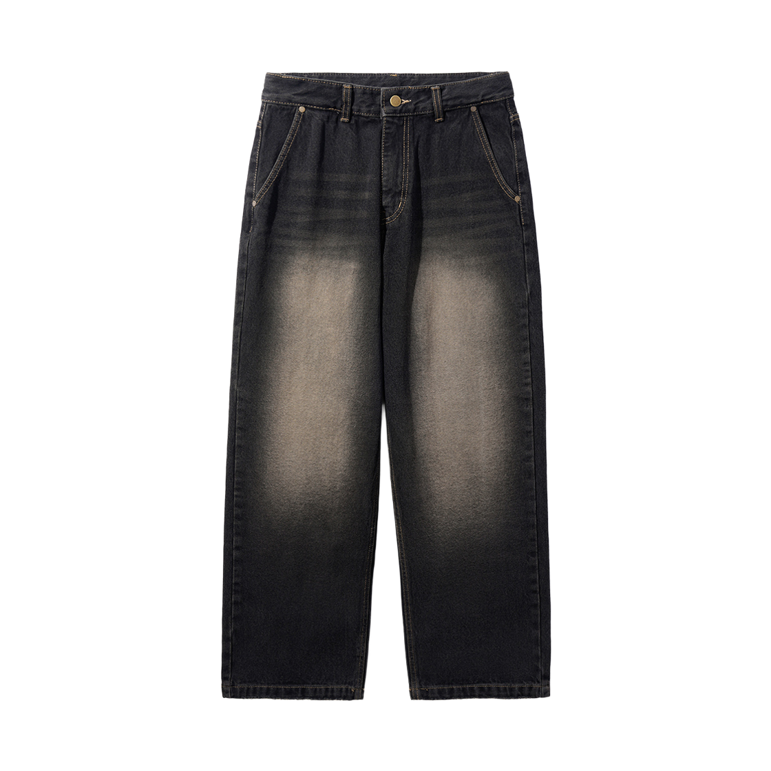 SOLP2501_black_29 Desert Washing Wide Denim Pants Black SOLP2501