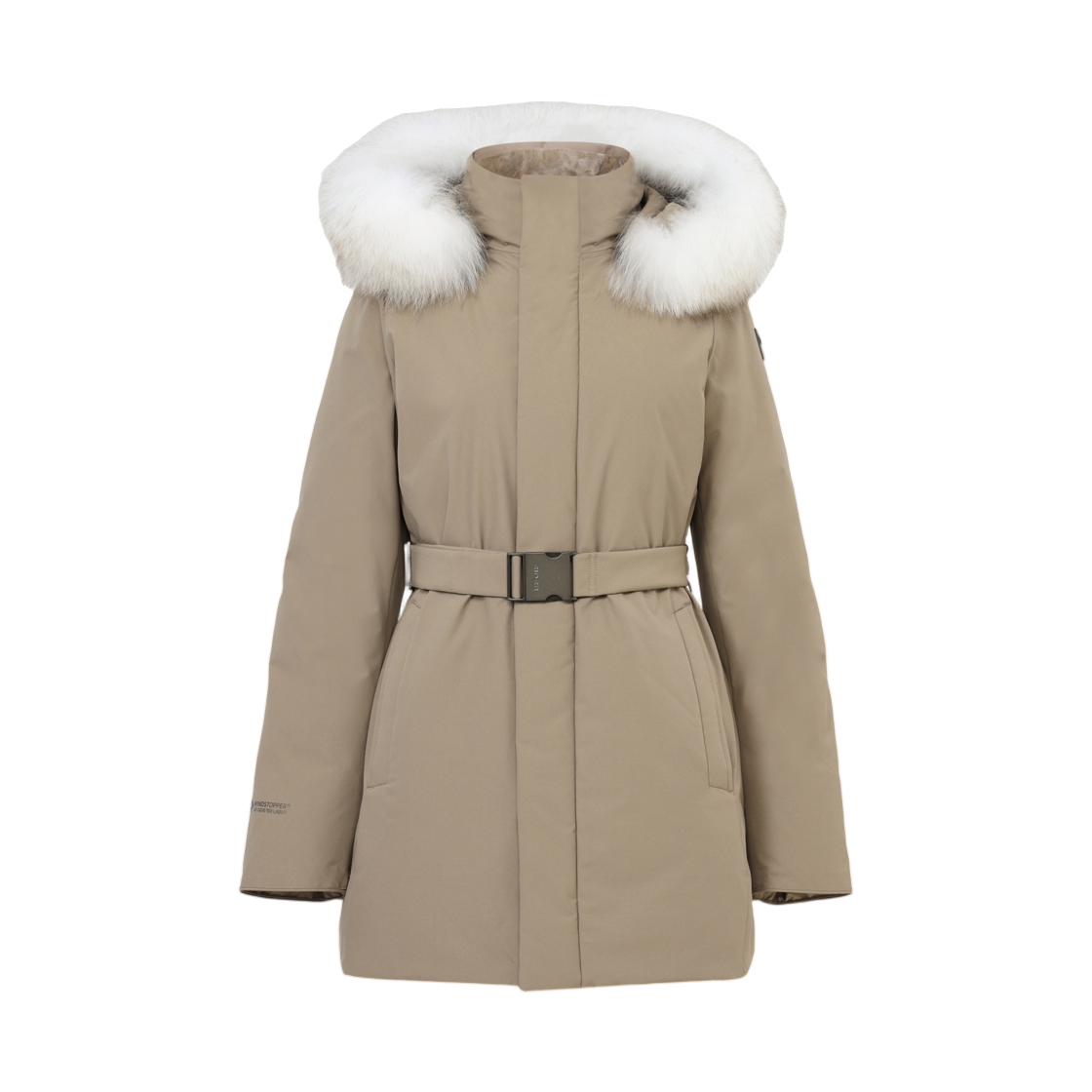 DWW26566JL (W) Eider La Reine Cashmere Blend W/S Mid Down Jacket Mid Beige