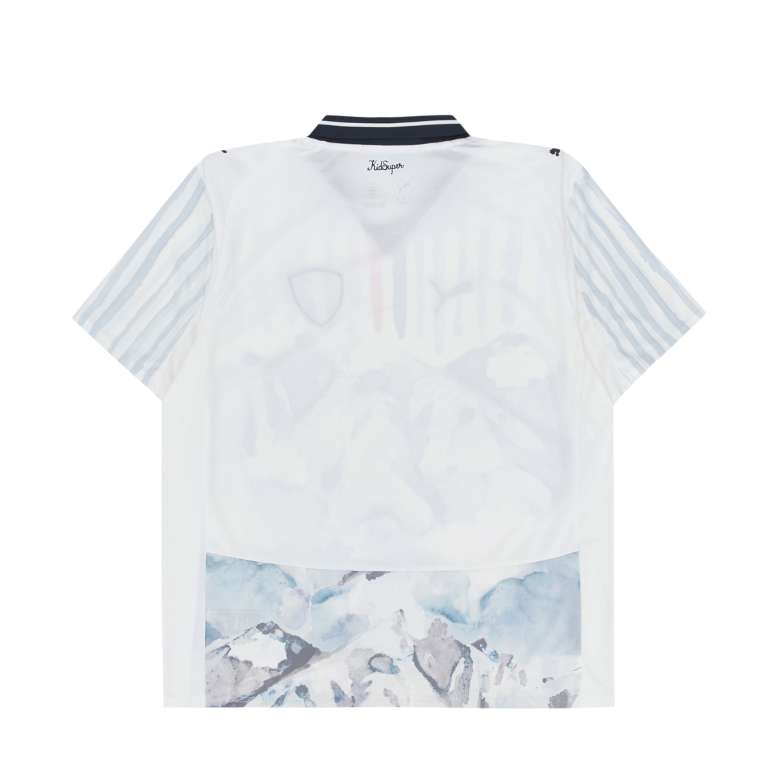 푸마 x 키드슈퍼 MTY 저지 레플리카 화이트 딥 네이비 (논 마킹 버전)(Puma x KidSuper MTY Jersey Replica White Deep Navy (Non Marking Ver.)) - 2