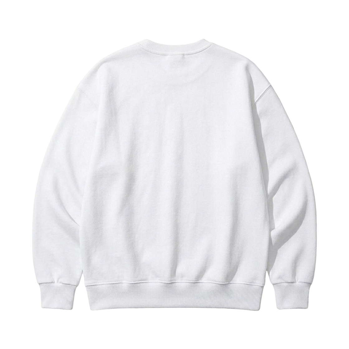 지크립 세미 오버핏 쭈리 스웨트 맨투맨 티셔츠 화이트(GCLIP Semi-Oversized French Terry Sweatshirt White) - 3