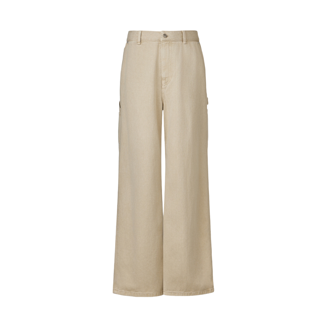 M-KM-26FW-PT01-BE KUME Men Garment-Dyed Utility Cargo Pants Beige