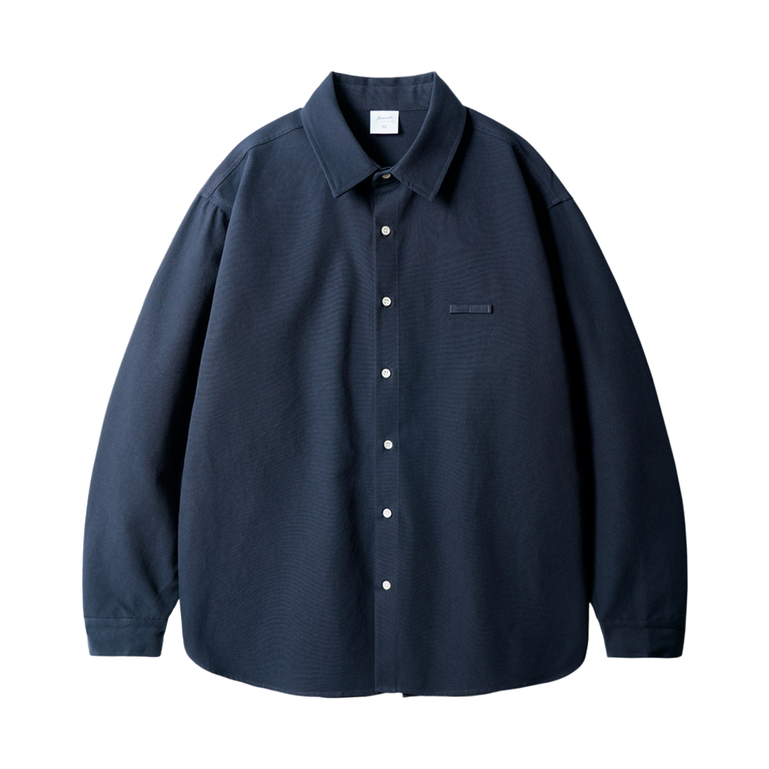 KJLS2692_navy_29 JEMUT Bio Oxford Daily Shirt Navy KJLS2692