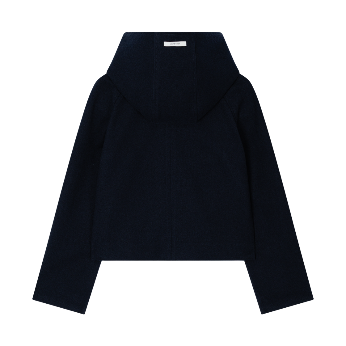 어글리쉐도우 소프트 후디드 코트(네이비)(Uglyshadow Soft Hooded Coat(Navy)) - 2