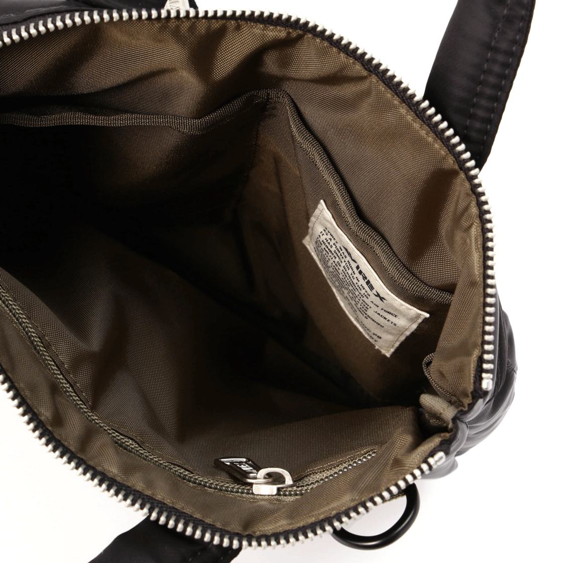 [예약배송] 아비렉스 플라이트 나일론 스몰 헬멧 백 블랙([예약배송] Avirex Flight Nylon Small Helmet Bag Black) - 6
