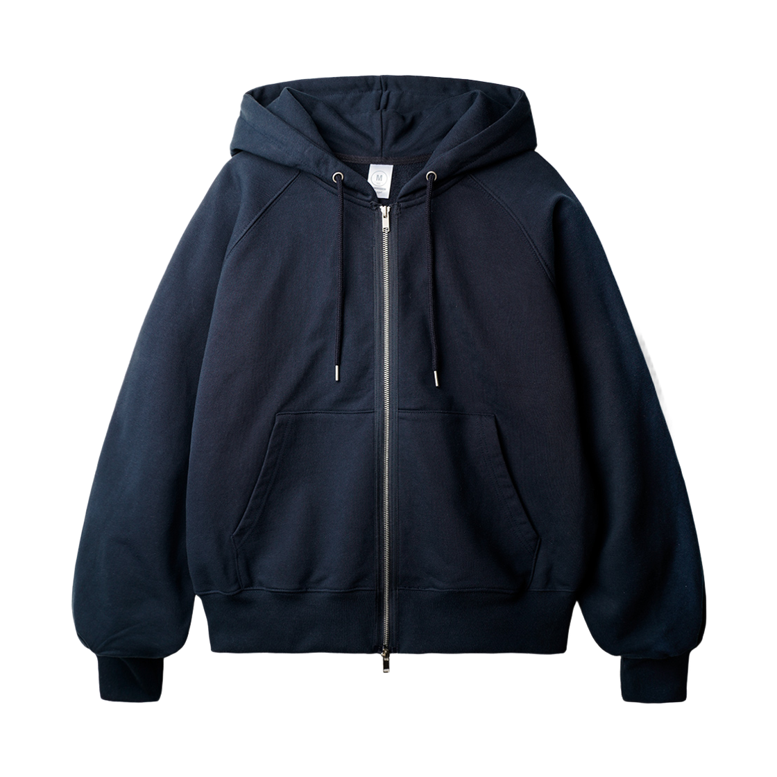 KJHD2613_navy_29 JEMUT Luna Raglan Balloon Hood Zip Up Navy KJHD2613