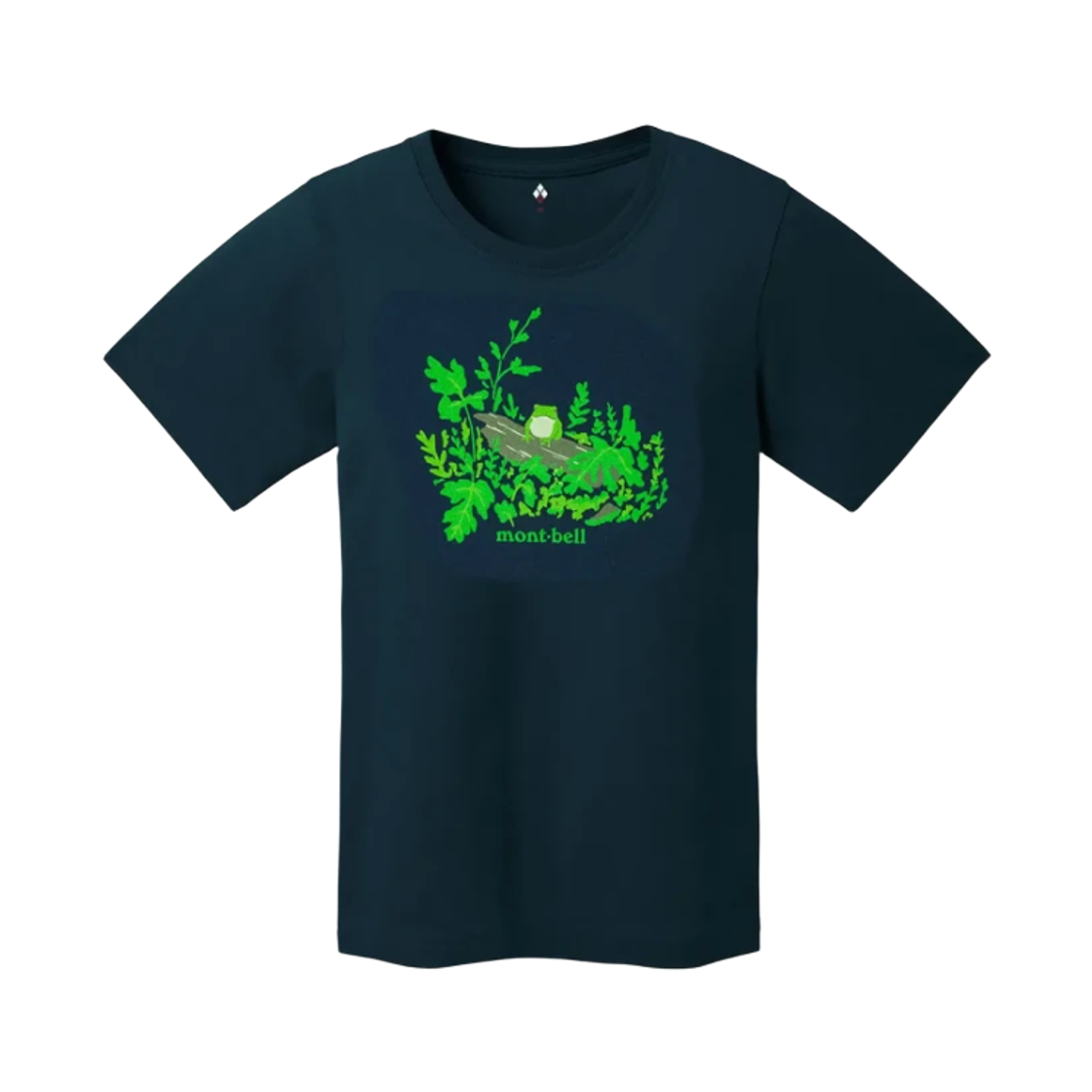 2104835 (W) Montbell Pear Skin Cotton Tree Frog T-Shirt Navy