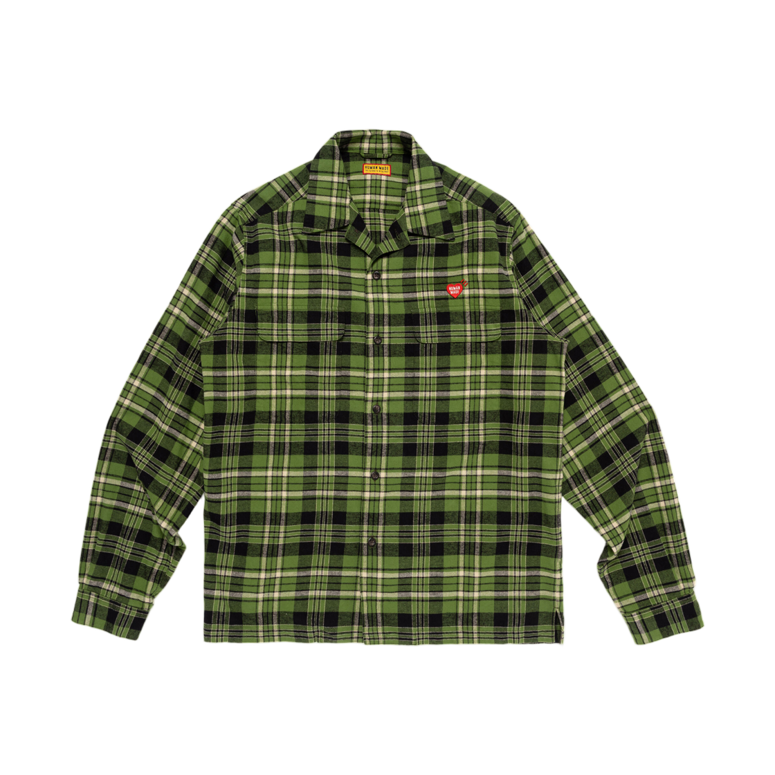 휴먼 메이드 플란넬 체크 셔츠 그린(Human Made Flannel Check Shirt Green) - 2