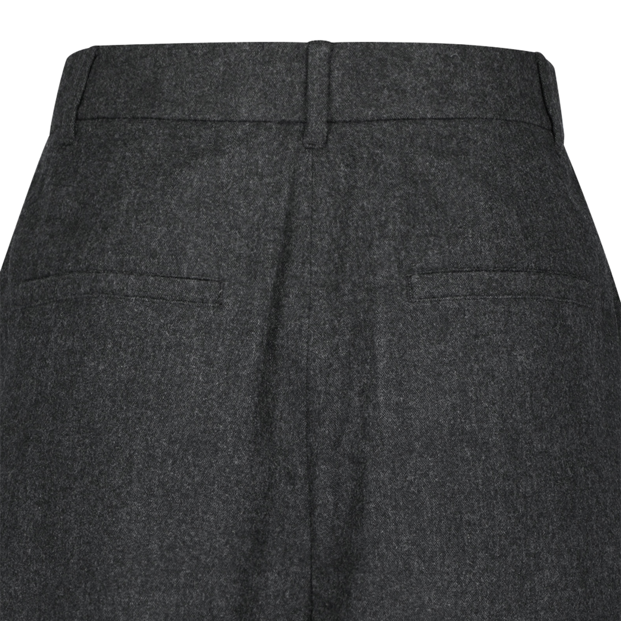 아모멘토 우먼 울 셔링 팬츠 차콜 - 26FW(Amomento Women Wool Shirring Pants Charcoal - 26FW) - 5