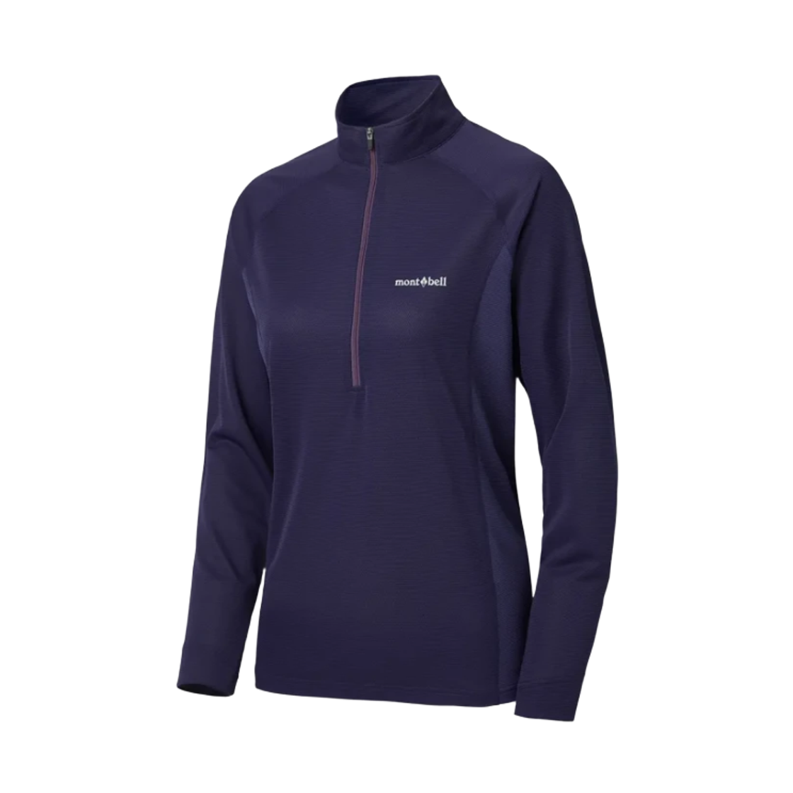 2304502 (W) Montbell Cool Long Sleeve Zip Shirt Purple