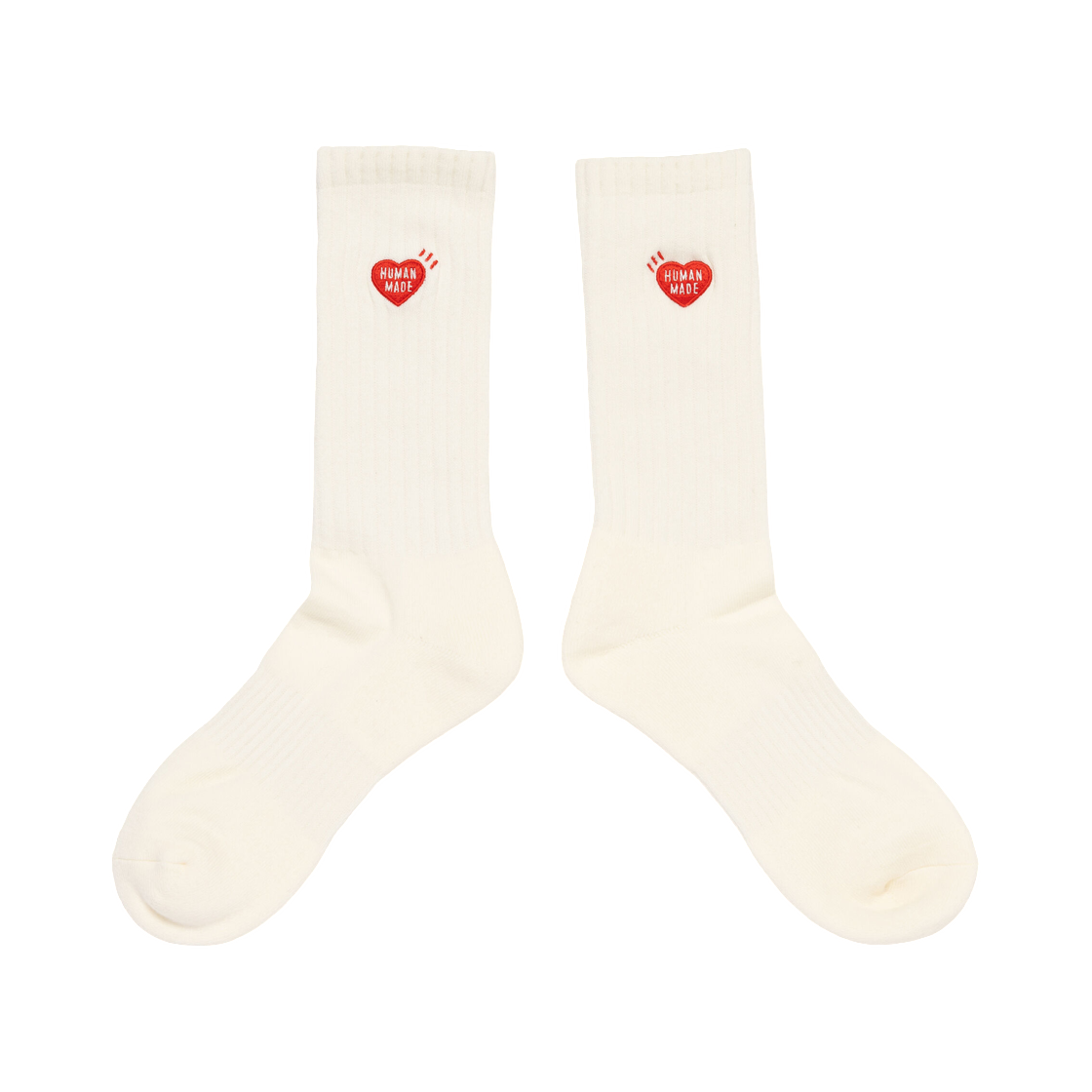 휴먼 메이드 파일 삭스 화이트(Human Made Pile Socks White) - 2