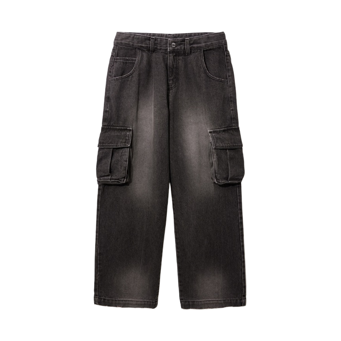 YHLP2502_vintageblack_29 JEMUT Sera Wide Cargo Denim Pants Vintageblack YHLP2502