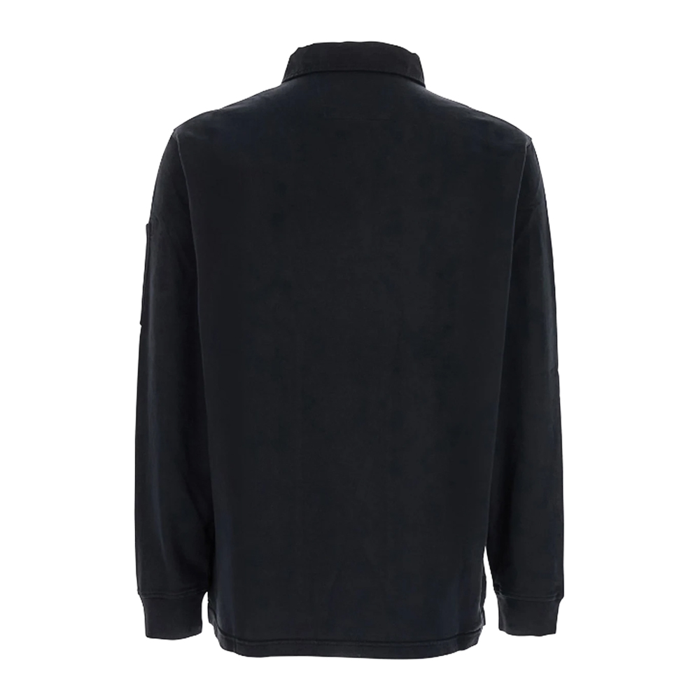 [25% 쿠폰] C.P. 컴퍼니 라이트 폴로 긴팔 티셔츠 블랙 - 25FW([25% 쿠폰] C.P. Company Light Polo Long Sleeve T-Shirt Black - 25FW) - 3