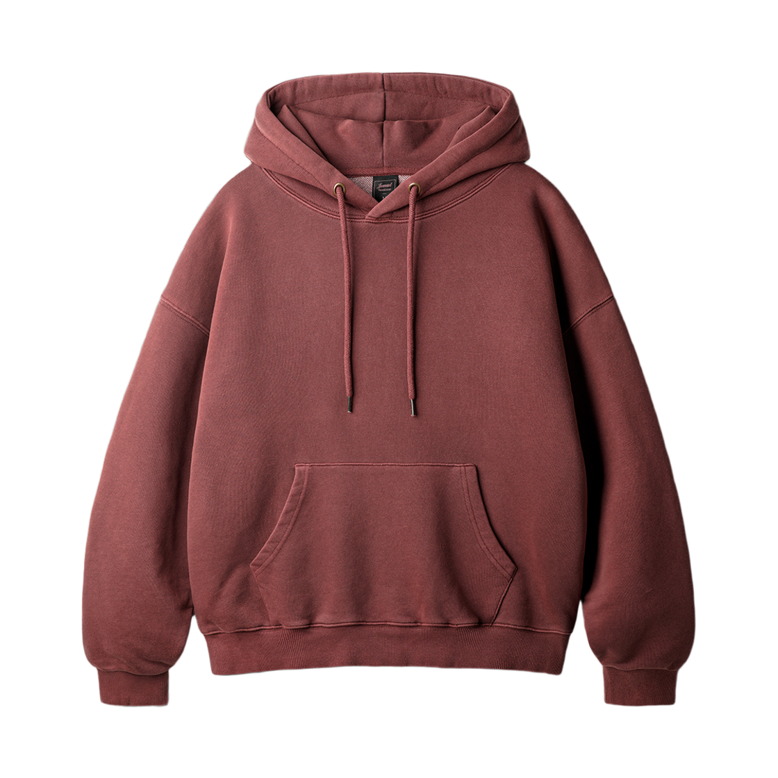 ISHD2670_burgundy_29 JEMUT Siena Blur Pigment Hoodie Burgundy ISHD2670