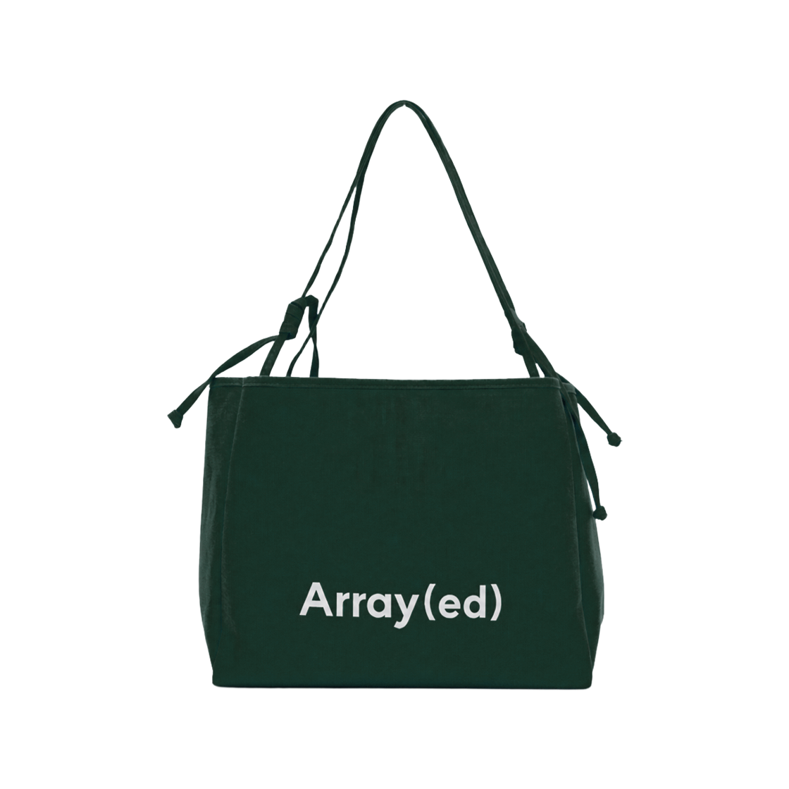 어레이드 에센셜 캔버스 쇼퍼백 카키(Arrayed Essential Canvas Shopper Bag Khaki)