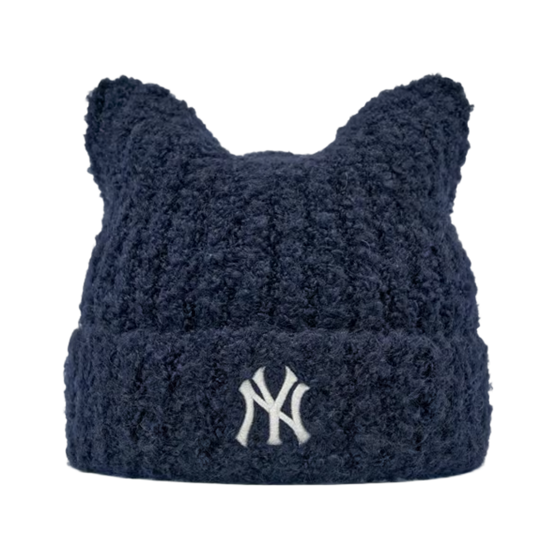 MLB 플러시 미야옹 비니 뉴욕양키스 네이비(MLB Plush Meowing Beanie New York Yankees Navy) - 1