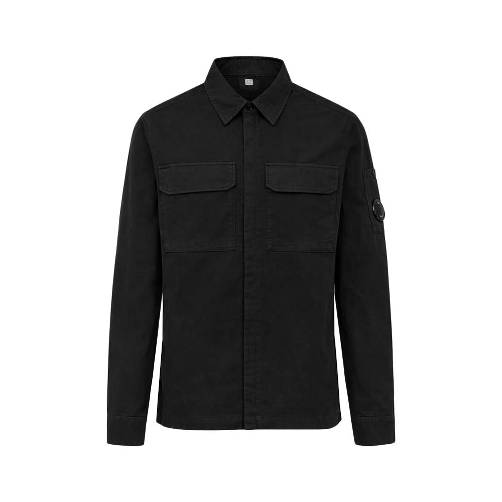 [25% 쿠폰] C.P. 컴퍼니 체스트 포켓 오버셔츠 블랙 - 26SS([25% 쿠폰] C.P. Company Chest Pocket Overshirt Black - 26SS) - 2