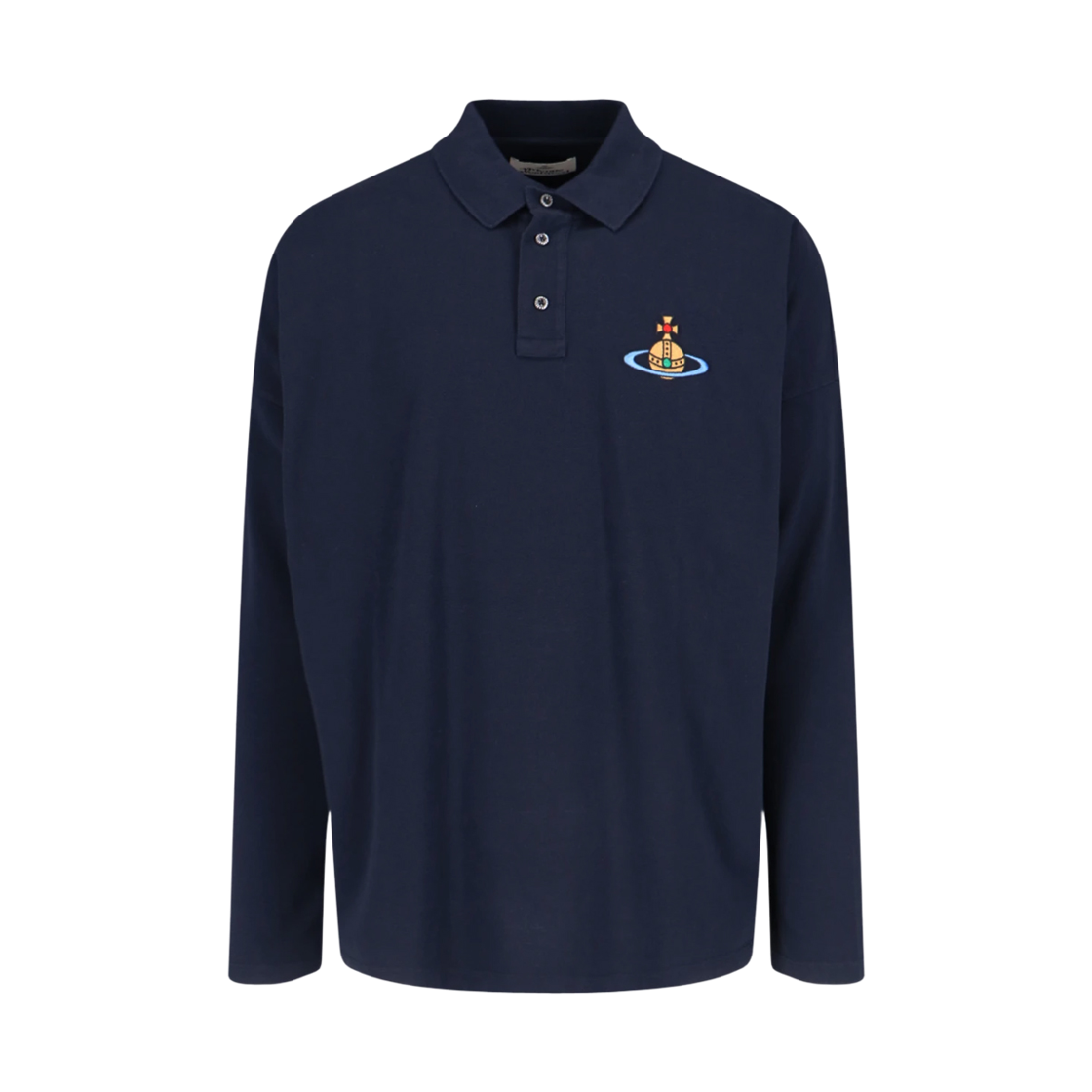 2H01000L J0009 K410 [25% 쿠폰] Vivienne Westwood Orb Logo Polo Shirt Navy
