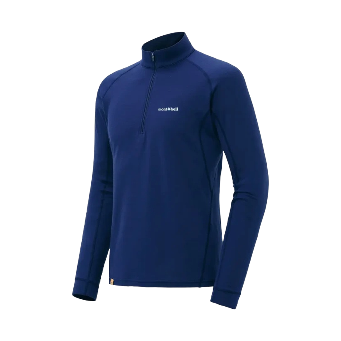 1114439 Montbell Merino Wool Plus Action Zip Neck Indigo