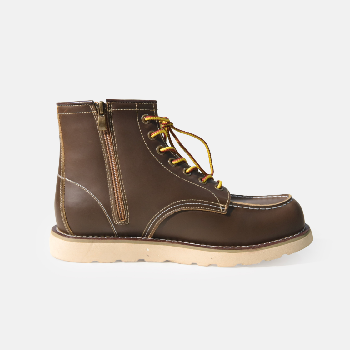 슬로우스텝 SP1028 하드트랙 지퍼 워커 브라운(SLOWSTEP SP1028 Hard Track Zipper Walker Brown) - 4