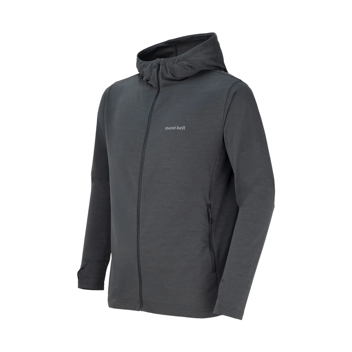 1114936 Montbell Wickron UV-Tect Full-Zip Hoodie Dark Gray