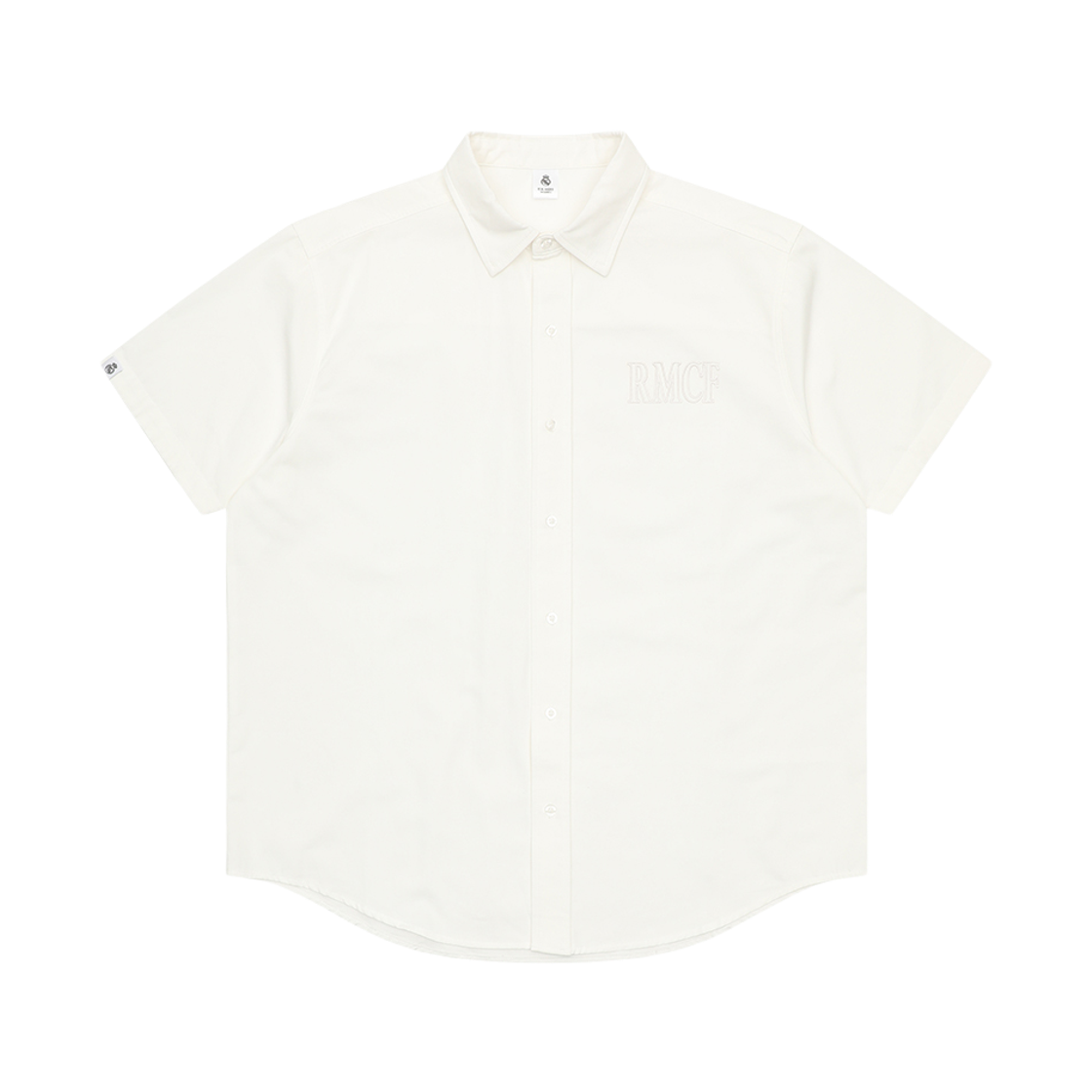 GRMFSH01 Real Madrid CF RMCF Short Sleeve Shirt White