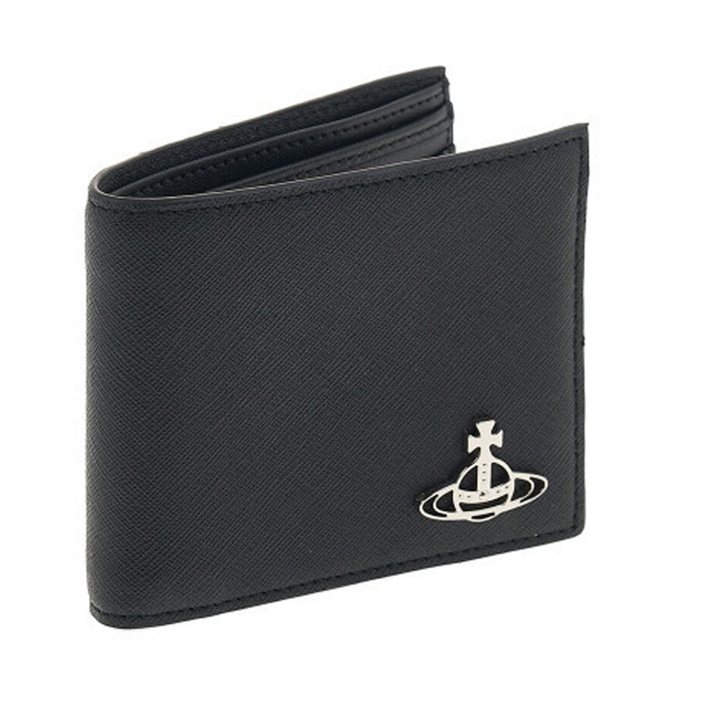 [15% 쿠폰] 비비안 웨스트우드 사피아노 빌폴드 블랙([15% 쿠폰] Vivienne Westwood Saffiano Billfold Black) - 3
