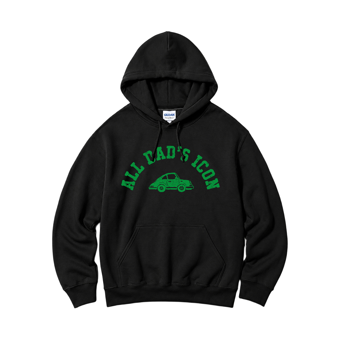 88500_copy Gildan x Vintage Collection ALL DADS ICON Hooded Sweatshirt Black