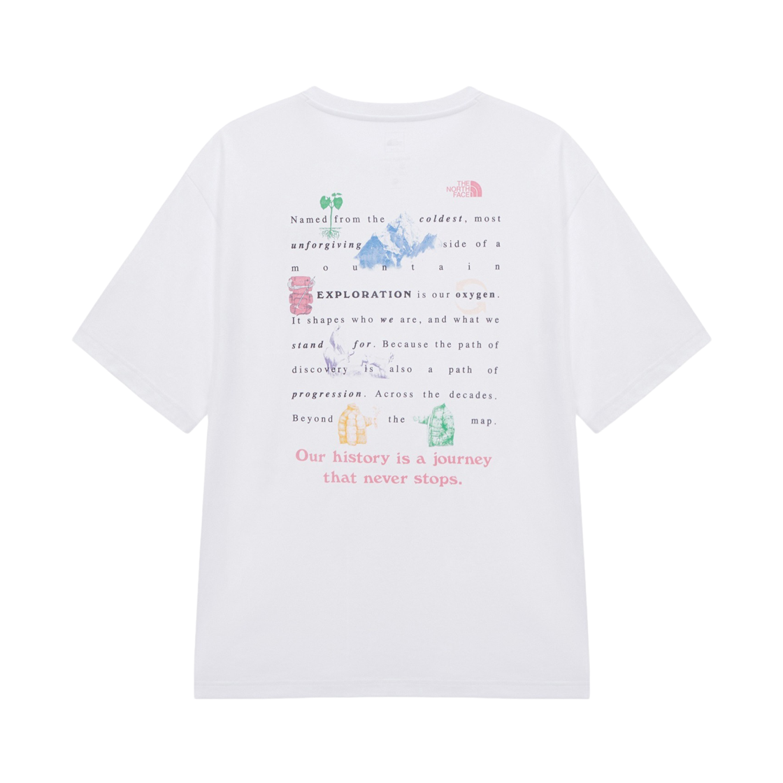 NT7US68B The North Face M'S Wordline Ex S/S R/Tee WHT