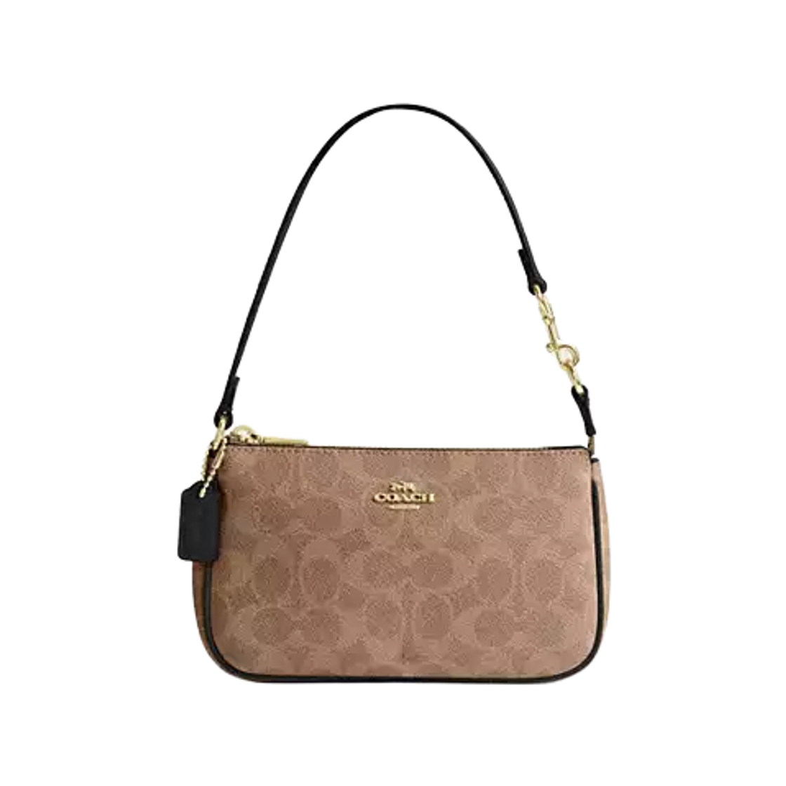 CW426-IMQRX Coach Nolita 19 In Signature Canvas Imitation Gold Tan