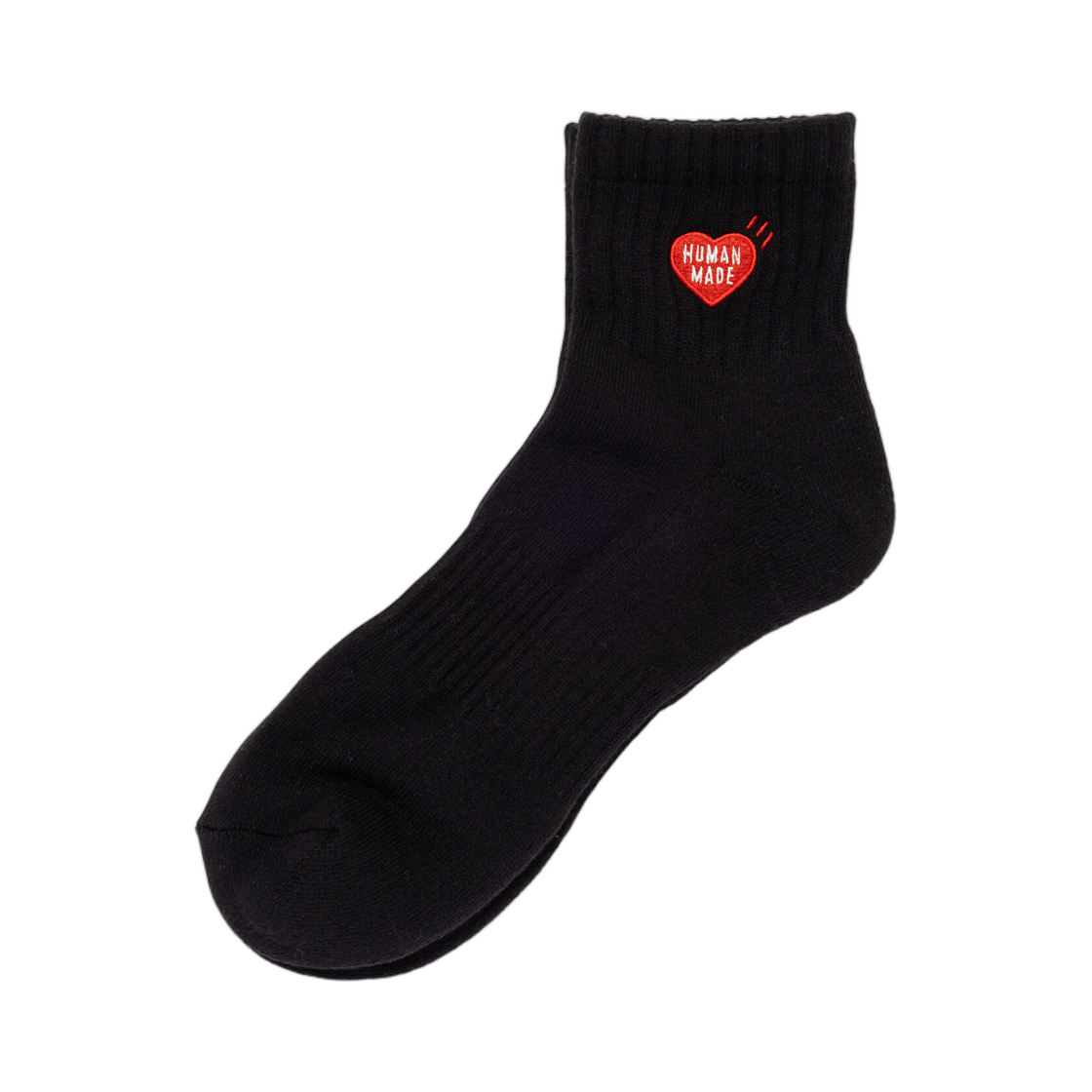 HM00GD009 Human Made Pile Short Socks Black