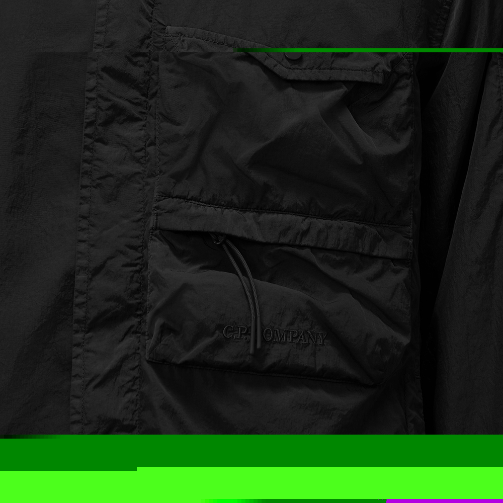 [25% 쿠폰] C.P. 컴퍼니 크롬R 셔츠자켓 블랙 - 24FW([25% 쿠폰] C.P. Company Chrome-R Shirt Jacket Black - 24FW) - 4