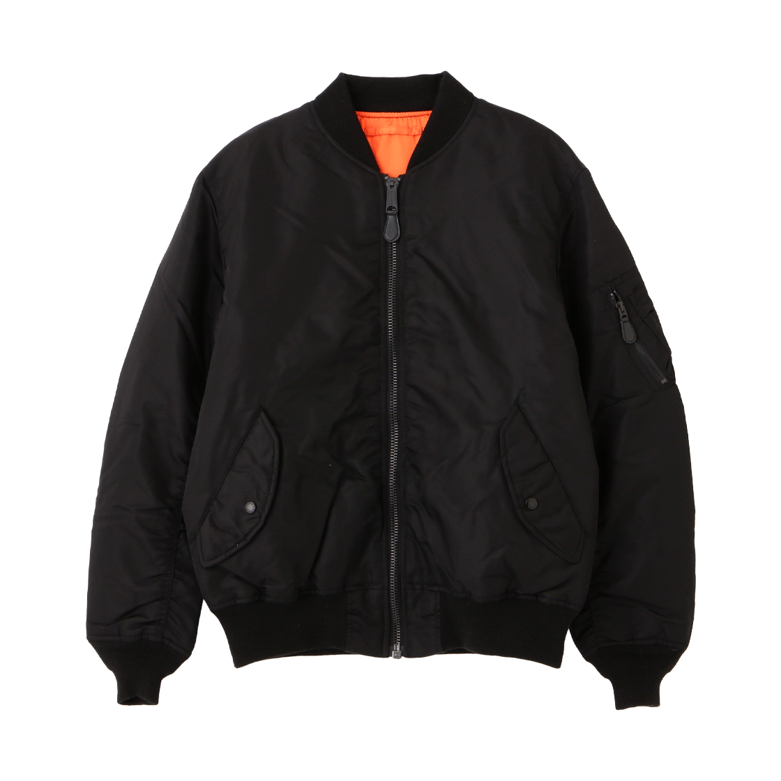 아비렉스 커머셜 MA-1 로고 블랙(Avirex Commercial MA-1 Logo Black) - 2