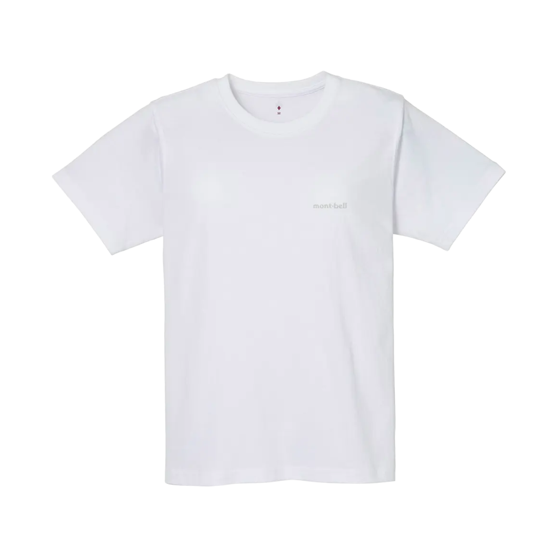 2104793 (W) Montbell Pear Skin Cotton T-Shirt White