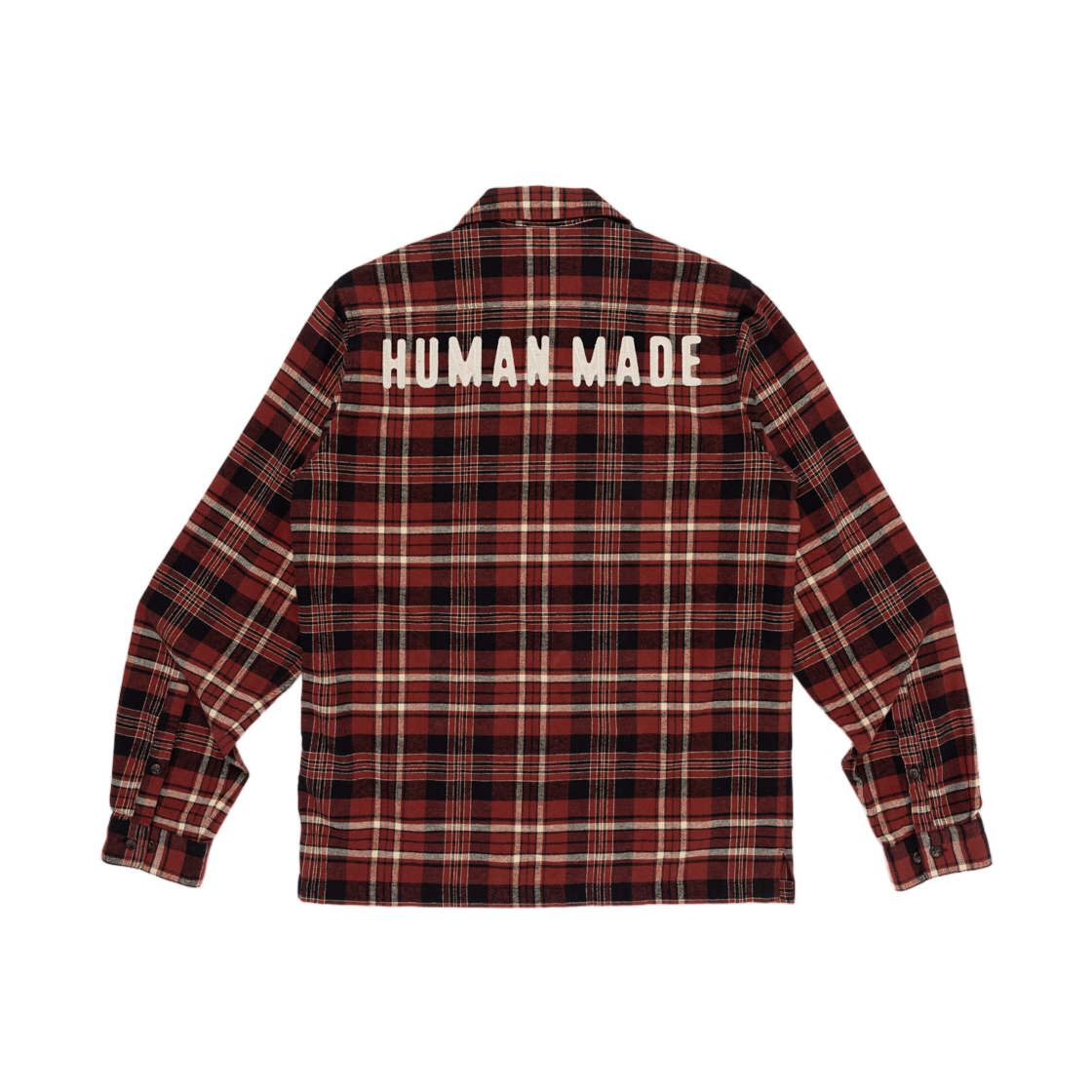 HM32SH007 Human Made Flannel Check Shirt Red