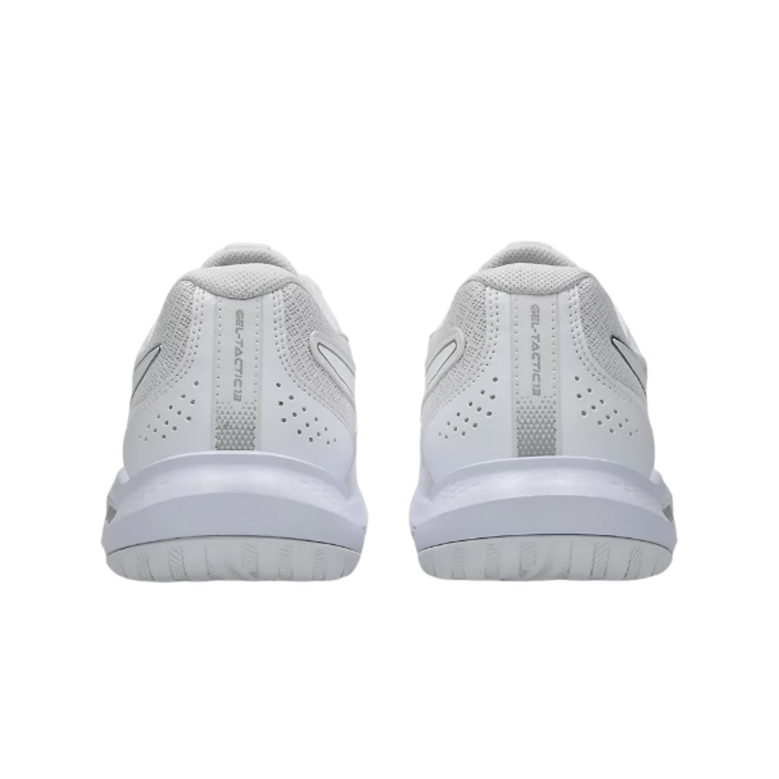 아식스 젤 택틱 13 화이트 퓨어 실버 - D 스탠다드(Asics Gel-Tactic 13 White Pure Silver - D Standard) - 3