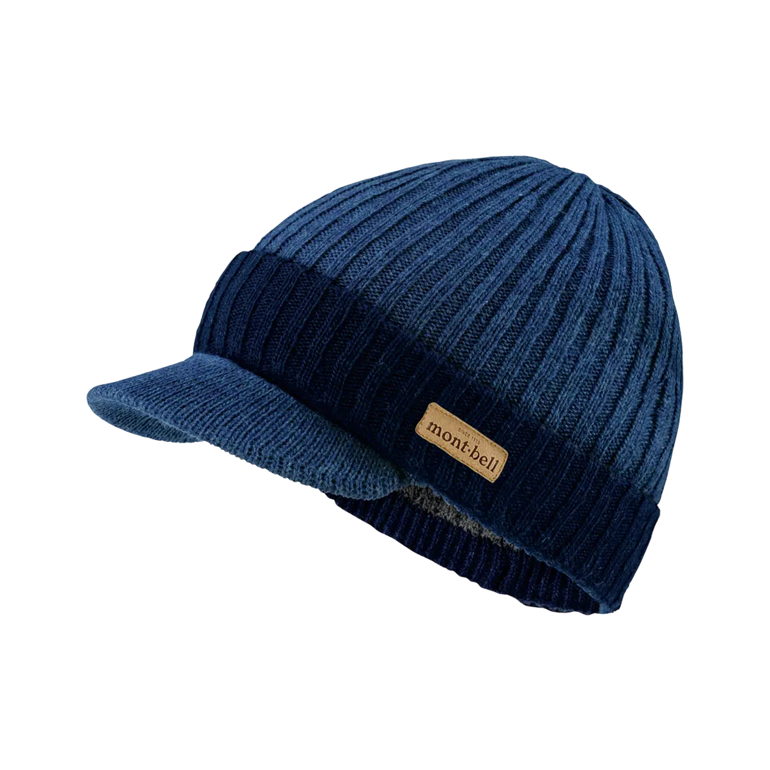 1118585 Montbell Rib Knit Bill Cap Navy