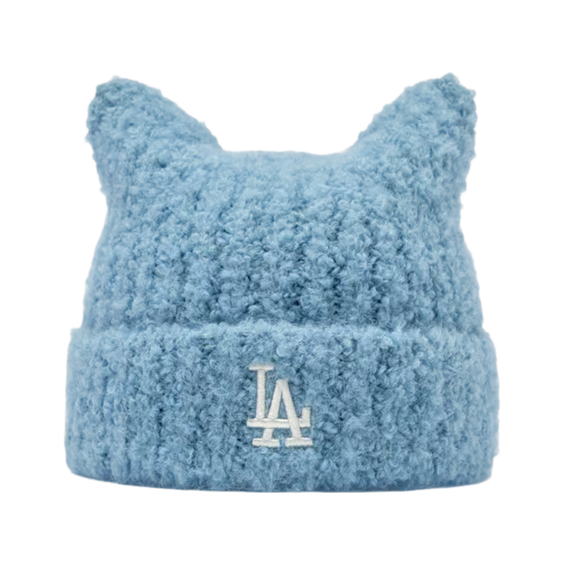 3ABNB1166-07LBL MLB Plush Meowing Beanie LA Dodgers Light Blue