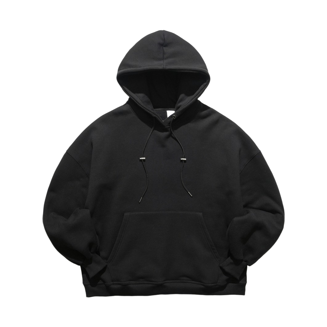 KJHD2324_black_nnp JEMUT Roa Tumble Napping Boxy Hood Black KJHD2324