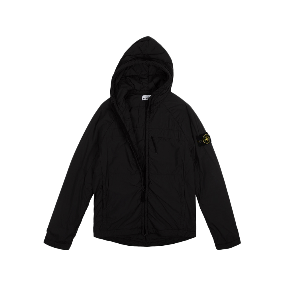 [25% 쿠폰] 스톤 아일랜드15주년 와펜 컴포트테크 후드 자켓 블랙([25% 쿠폰] Stone Island 15th Anniversary Badge Comfort Tech Hooded Jacket Black) - 4