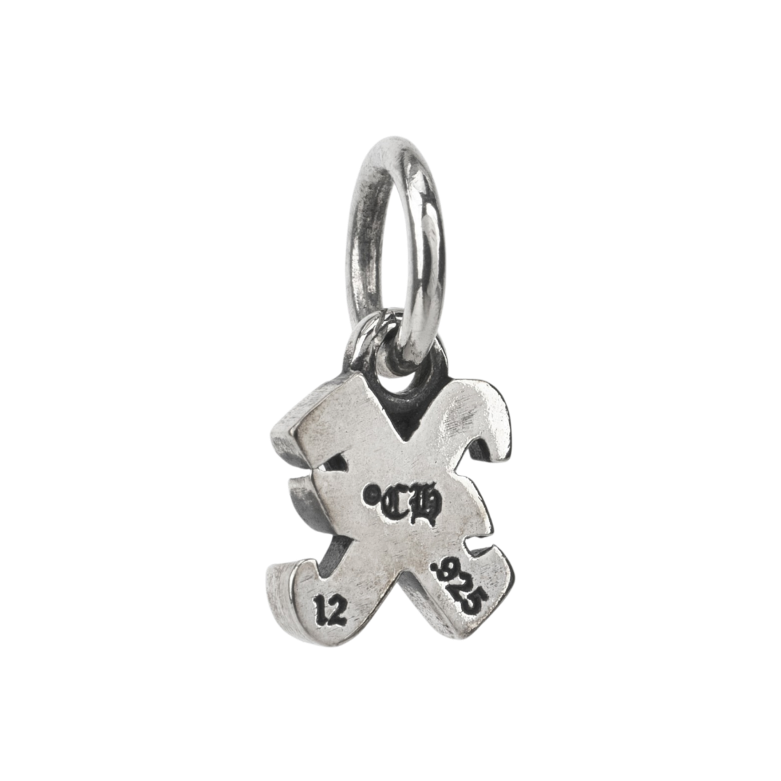 크롬하츠 미니 알파벳 스택 X 이니셜 펜던트 실버(Chrome Hearts Mini Alphabet Stack X Initial Pendant Silver) - 2
