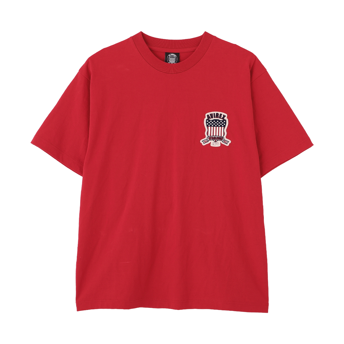 [예약배송] 아비렉스 숏 슬리브 시그니처 바시티 로고 티 레드([예약배송] Avirex Short Sleeve Signature Varsity Logo Tee Red) - 2