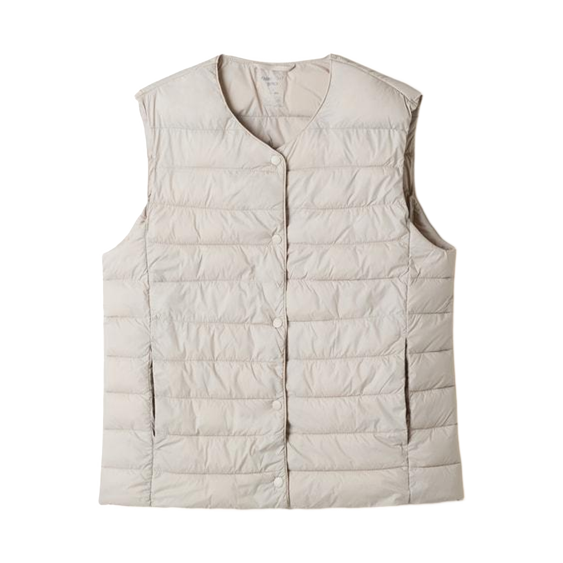 SPJVG4TG22 (W) Spao Thin-Light 2Way Down Vest Beige