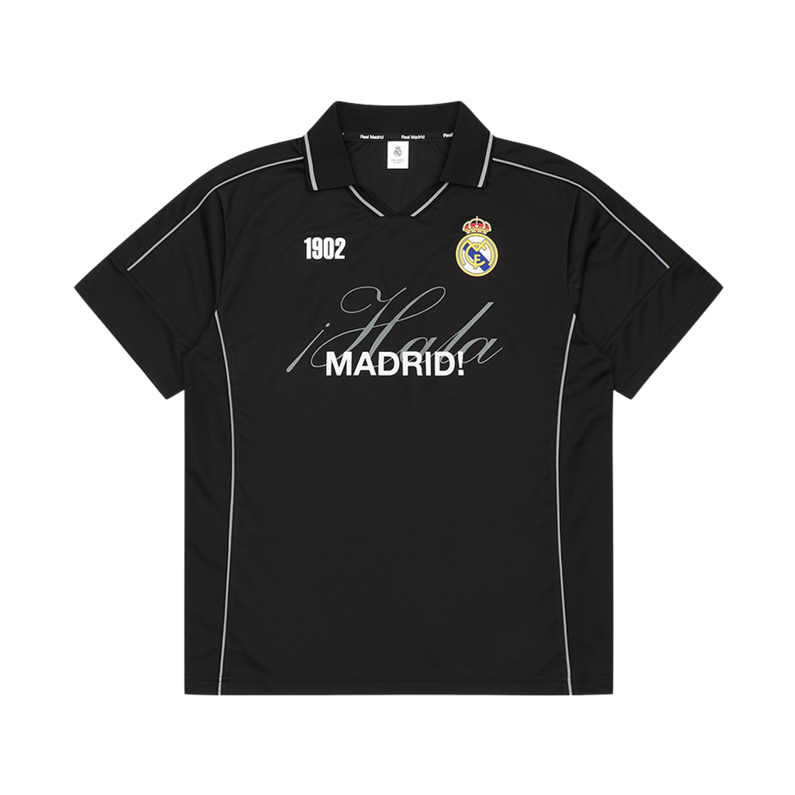 GRMFSP02 Real Madrid CF Hala Short Sleeve Jersey Black