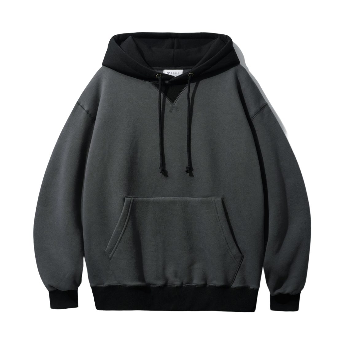 SJHD1503_darkgrey_29 FP142 Newwave base color block hoodie darkgrey SJHD1503