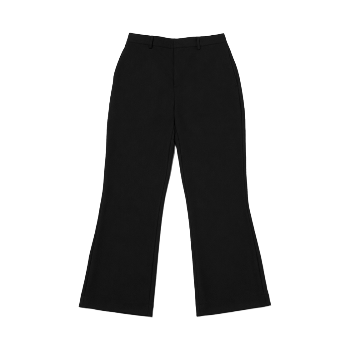 어레이드 네오 세미 플레어 슬랙스 블랙(Arrayed Neo Semi Flare Slacks Black)