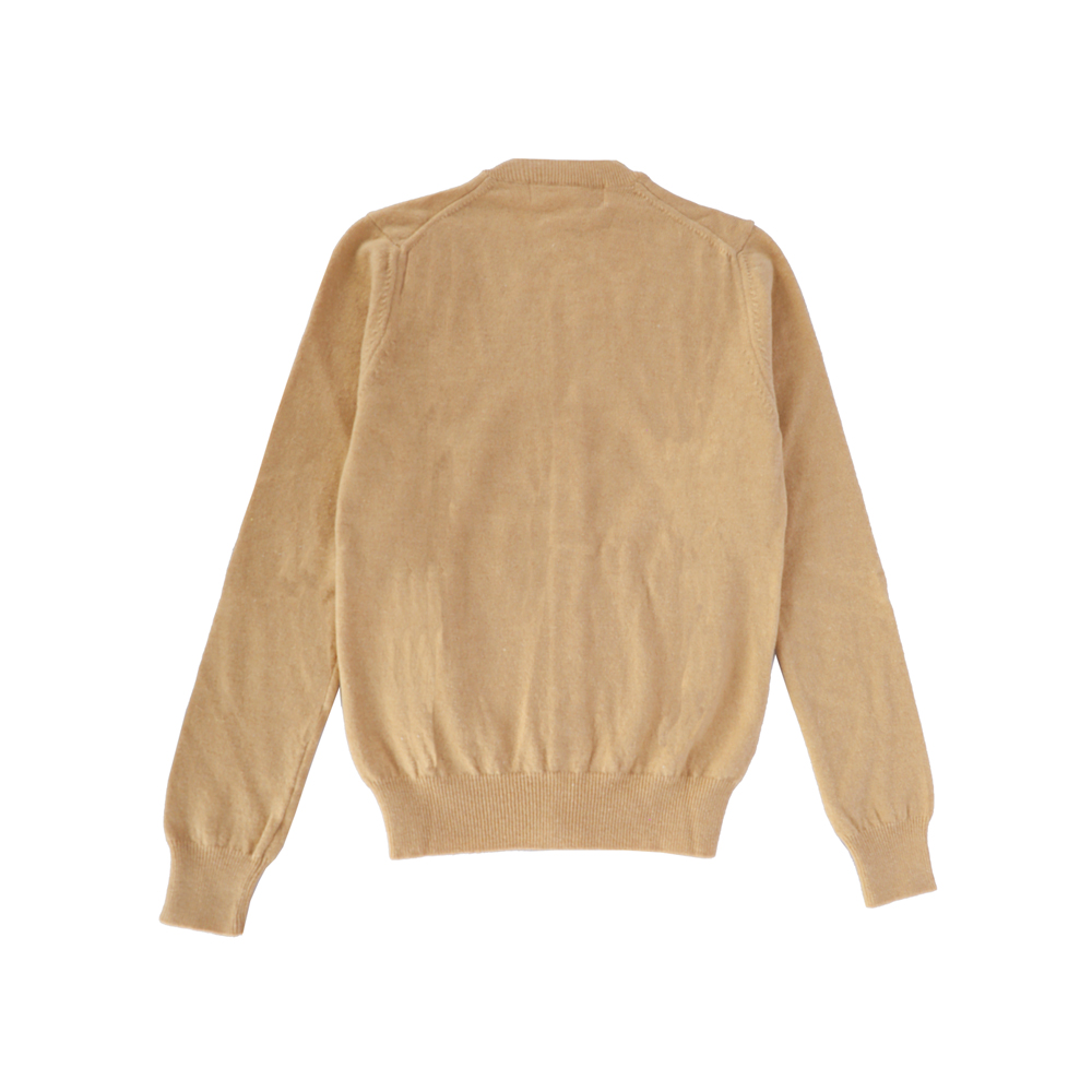 [25% 쿠폰] 플레이 꼼데가르송 화이트 하트 니트 가디건 베이지([25% 쿠폰] Play Comme des Garcon White Heart Knit Cardigan Beige) - 3