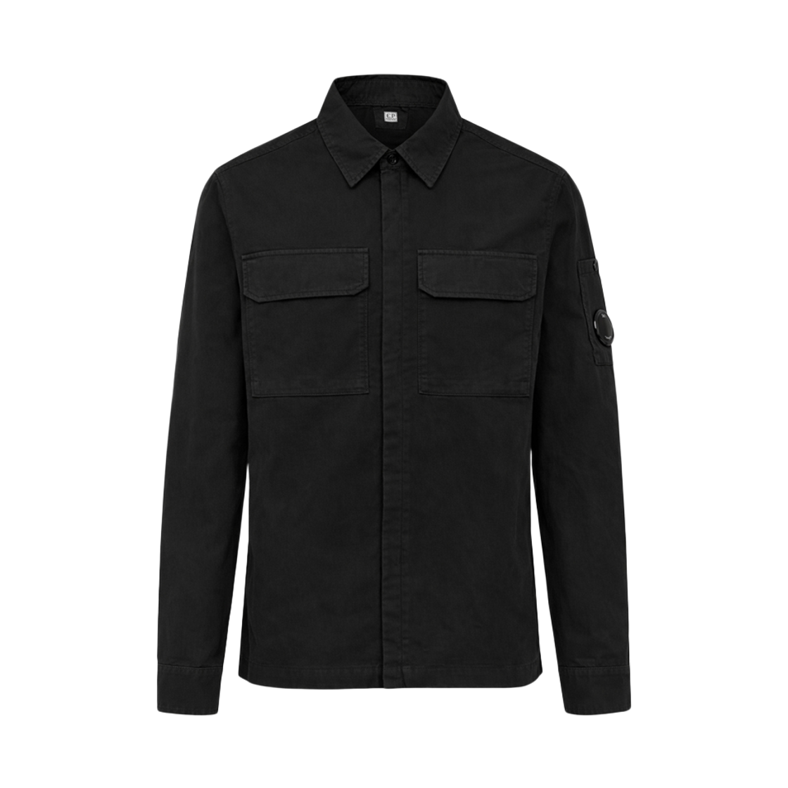 20CMOS156A 110143G 999 [25% 쿠폰] C.P. Company Chest Pocket Overshirt Black - 26SS