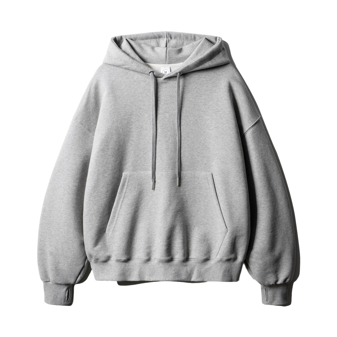 OYHD2593_gray_29 JEMUT Steady Thumbhole Overfit Terry Hood Gray OYHD2593