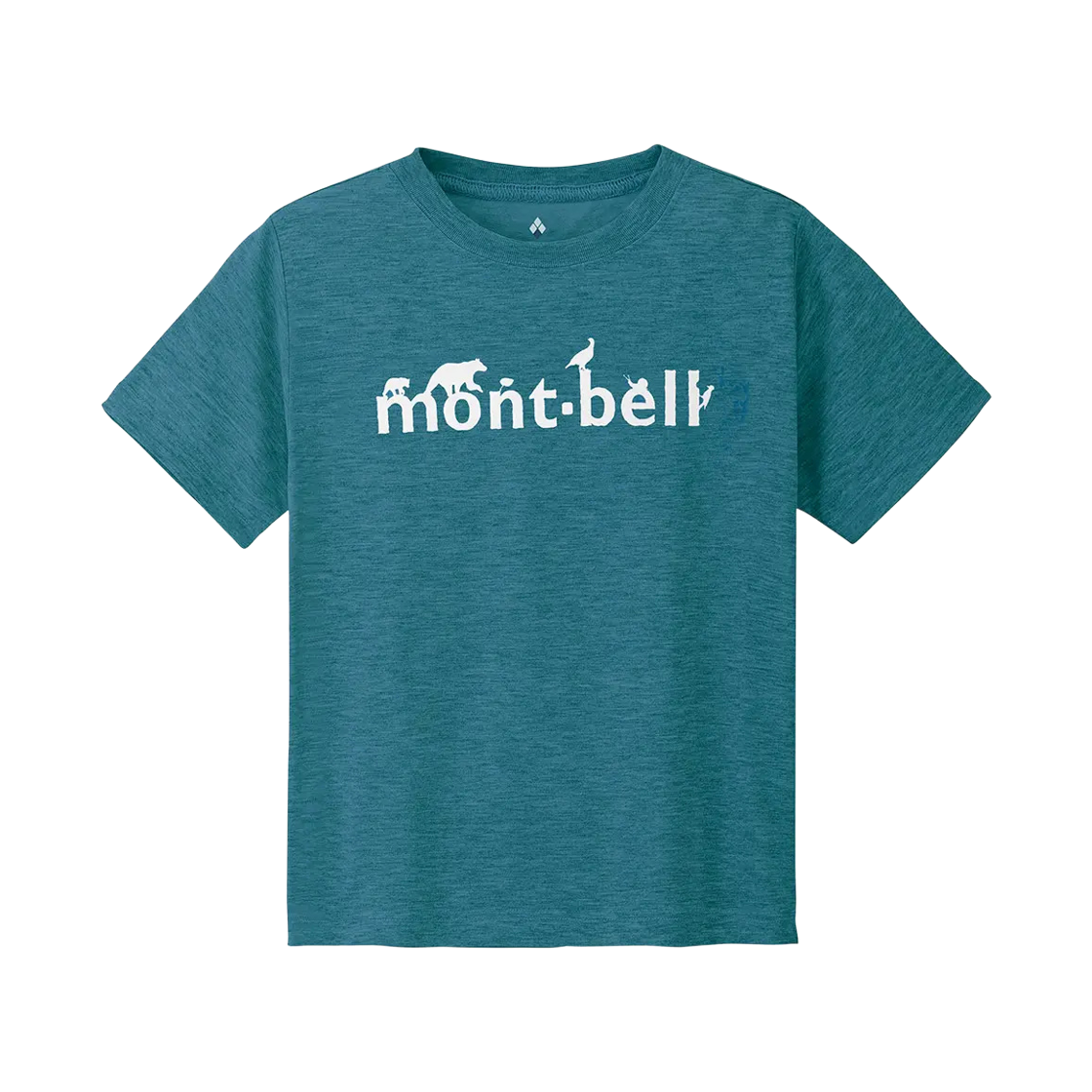 1114315 (Kids) Montbell Wickron T-Shirt Blue Green